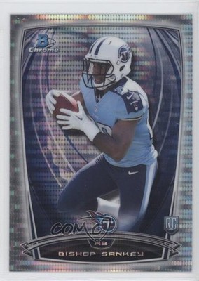 2014 Bowman Chrome Pulsar Refractor 57/271 Bishop Sankey #140 Rookie RC 7l6