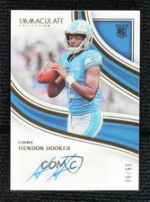 2023 Panini Immaculate Rookie Auto 35/99 Hendon Hooker #10 Auto 06qf