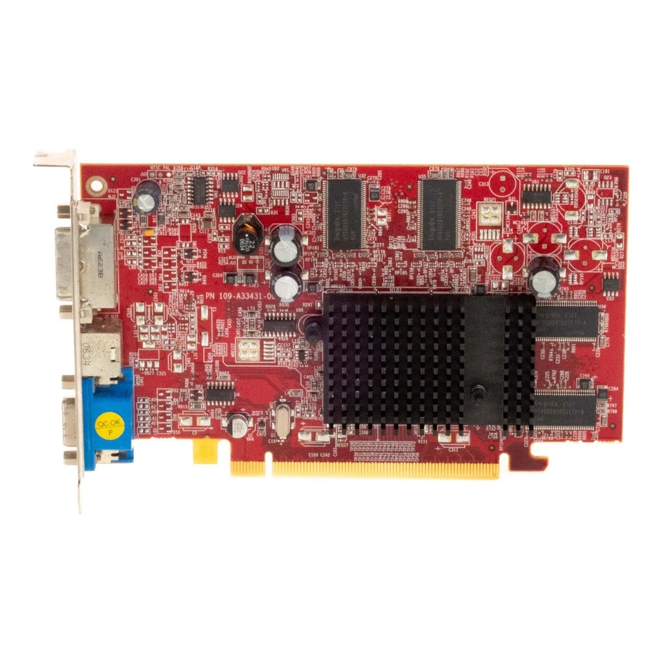 Graphics Card ATI RADEON X1050 128MB 128BIT DDR 102A3344700 PCIe - Image 2 of 3