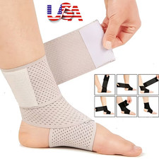 Ankle Compression Sleeve for Women Men, Outdoor Sports Compression Brace for Run