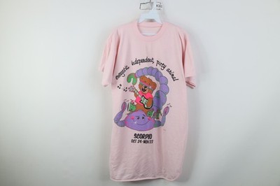 Vintage 90s Streetwear Womens OSFM Scorpio Astrology Sign Night Sleep T-Shirt
