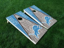 VINYL WRAPS Cornhole Board DECALS Detroit Lions 03 Motor City Bag Game Stickers