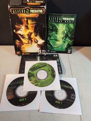 Aliens Versus Predator 2 Gold Edition + Primal Hunt Expansion Pack PC CD Rom CIB
