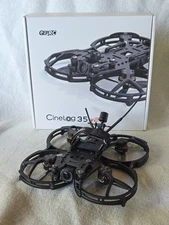 GEPRC CineLog 35 v2 (DJI O3, ELRS) w/DroneTag BS GPS/Remote ID module installed