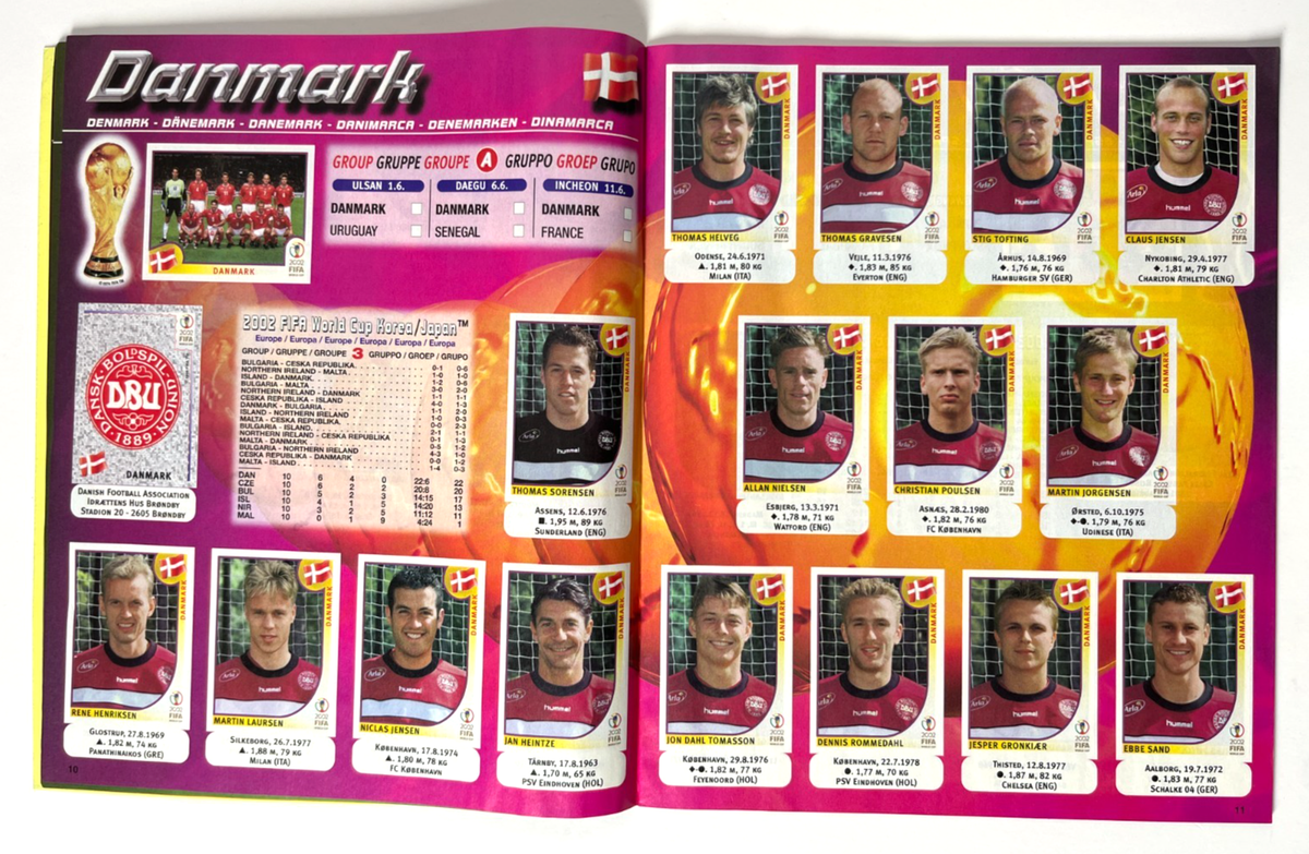 ALBUM FIFA World Cup KOREA JAPAN 2002 PANINI Complete Magazine