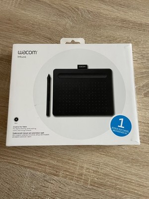 Wacom Intuos S Grafiktablet - Schwarz (CTL4100KS) - Inkl. OVP, Stift & Kabel