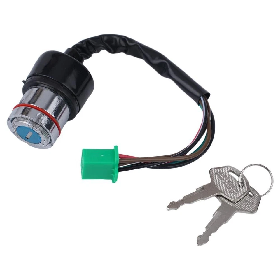 6 Wire Motorcycle for IGNITION Key Switch 2 Keys Set for 50CC 90CC 110CC Foto 4 de 4