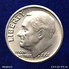 1961-P Roosevelt Dime (Brilliant & Uncirculated)
