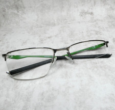 Oakley Satin Pewter Half-Rim Eyeglass FRAMES - Socket 5.5 OX3218-0254 54-18-135