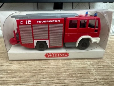 WIKING 6110129 1:87 Pompier Iveco Lf 16 IN Emballage D'Origine non-Utilisé - Photo 1/2