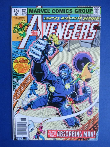 AVENGERS # 184 - (VF+) -JOHN BYRNE-ABSORBING MAN-VISION-SCARLET WITCH-IRON MAN