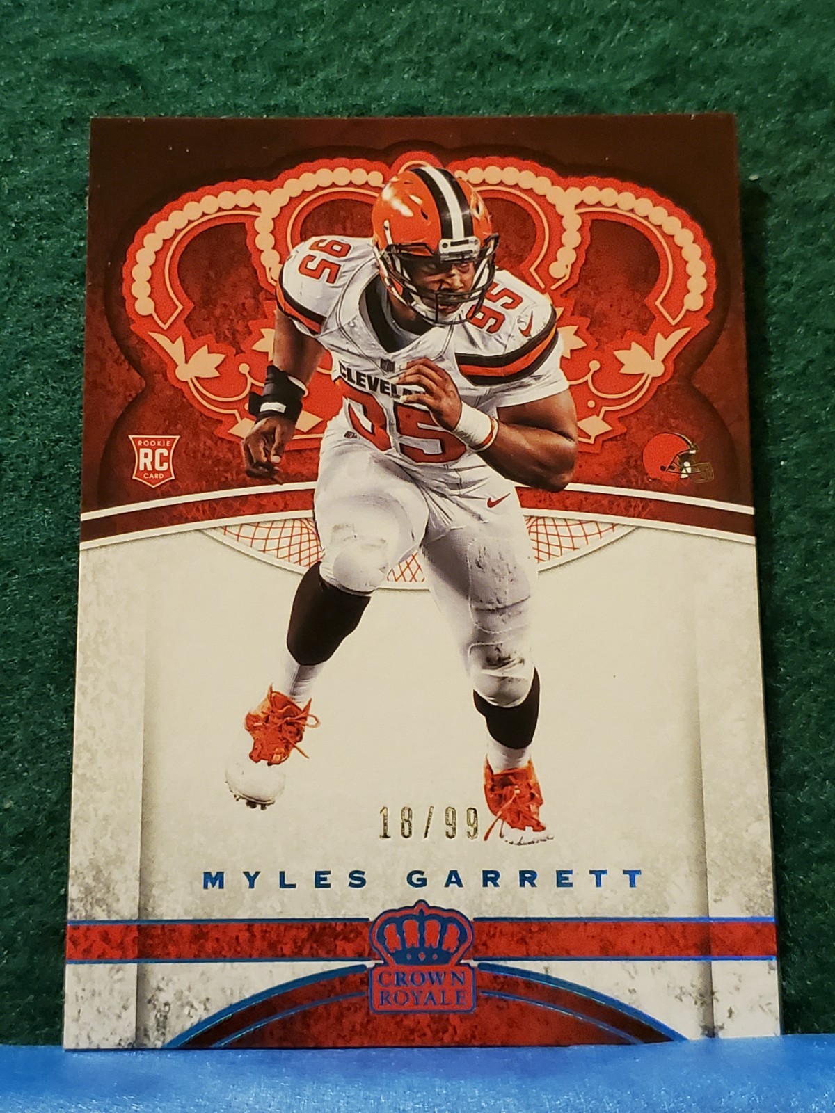 Myles Garrett Panini Crown Royale #81 Light Blue