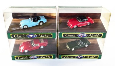 Corgi Classics 1/43 Collection X 4 - Ferrari D740 / D737 / D731 / Porsche 356B