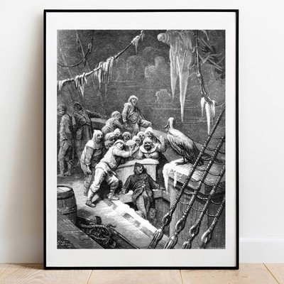 Art Print Gustave Dore, the Rime of the Ancient Mariner Illustration no. 8 of 38