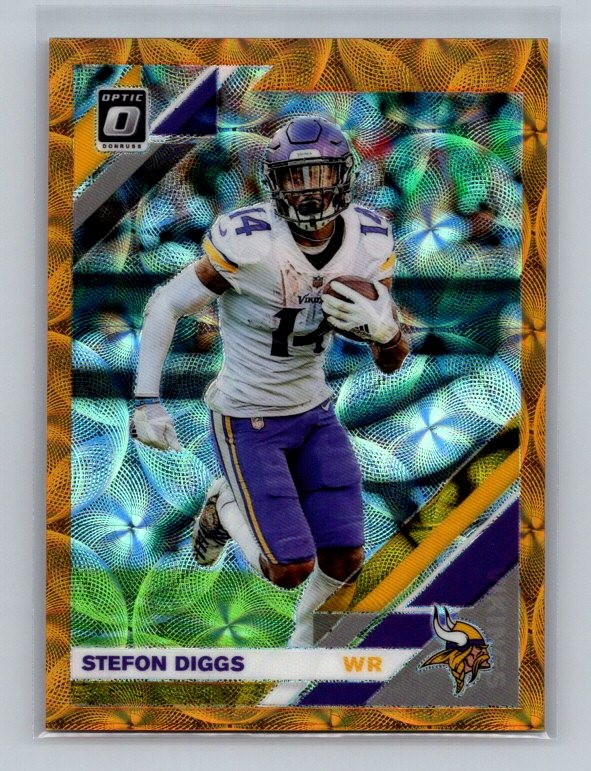 Stefon Diggs 2019 Donruss Optic Orange Scope #62 #/79 Minnesota Vikings