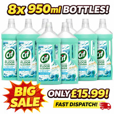 8 x Cif All Purpose Floor Cleaner Ocean Fresh 950ml - FAST DISPATCH 2.10 per litre