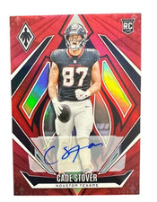 2024 Panini Phoenix #168 Cade Stover Red /99 Rookie Auto (RC) Texans