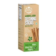Early Foods Whole Wheat Ajwain Jaggery Teething Sticks 150g Free Shipping