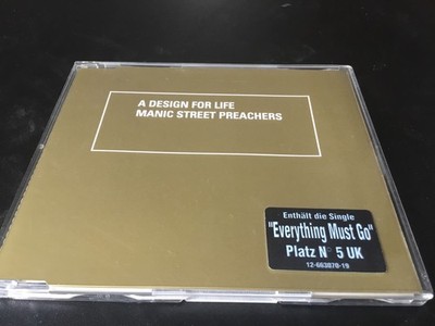 MANIC STREET PREACHERS   A DESIGN FOR LIFE   4 TRACK MAXI CD  TOPZUSTAND