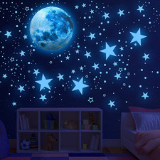498PCS Stelle Fluorescenti Adesive Soffitto Adesivi Da Parete Fluorescenti Adesi