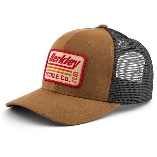Berkley Striper Trucker Cap Brown Charcoal