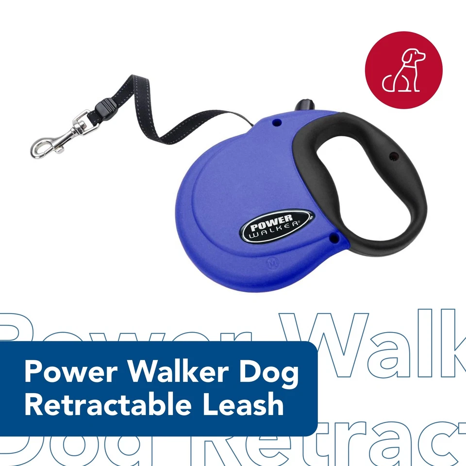 Correa reflectante retráctil para perro - pequeña - negra | resistente Foto 2 de 4