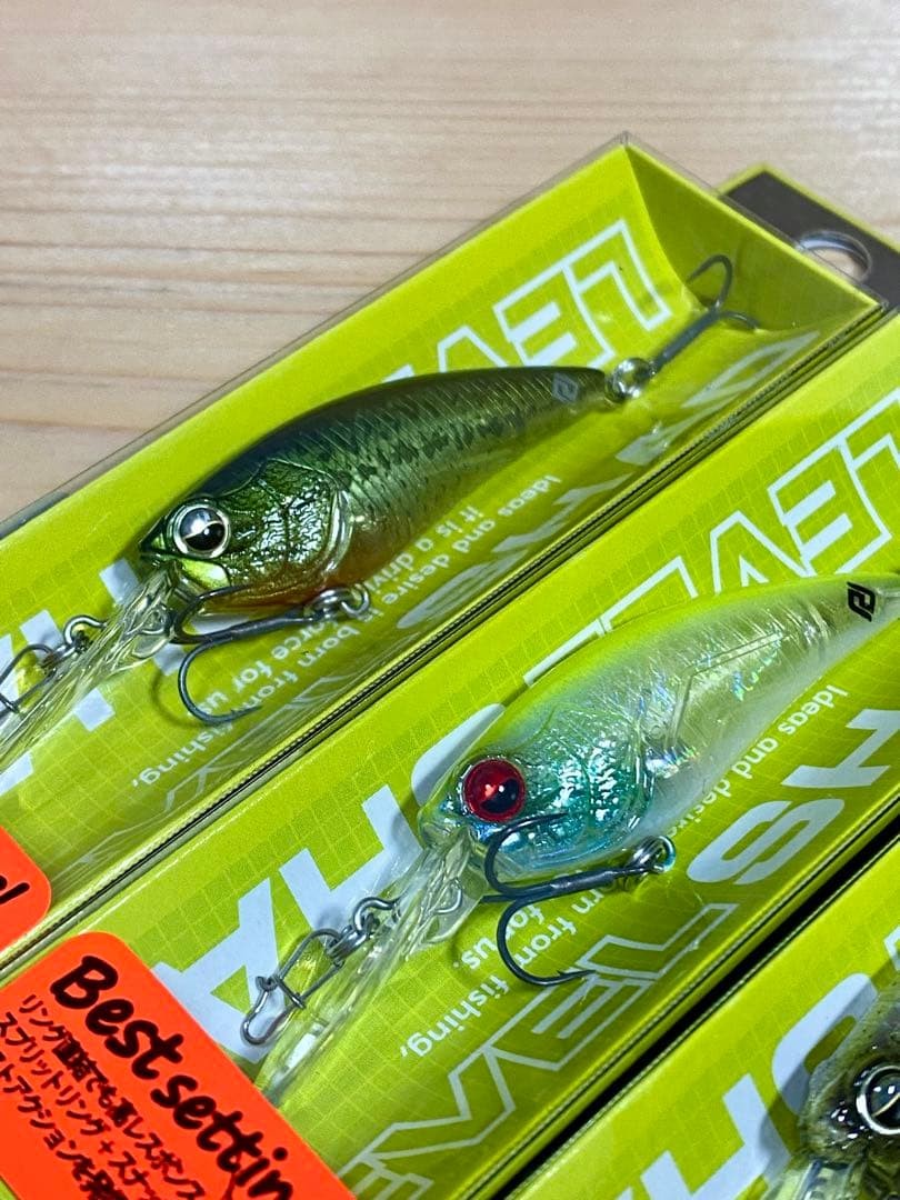 RAID LEVEL SHAD lures, set of 3, brand new and unopened Japan Import Lure - Image 3