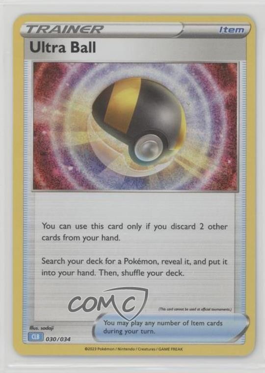 Ultra Ball Holo Pokemon TCG Classic Blastoise Deck (CLB) #030