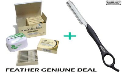 Feather Styling Blades WG type Blades with Geniune Razor deal MADE IN JAPAN