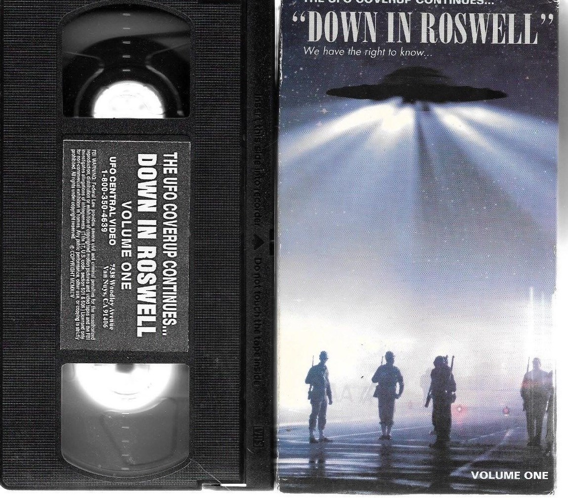 DOWN IN ROSWELL VHS UFO Cover-up Non-Rental | eBay