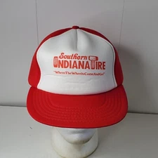 VTG Southern Indiana Tire Cooper Michelin Full Foam Snapback Hat Baseball Cap