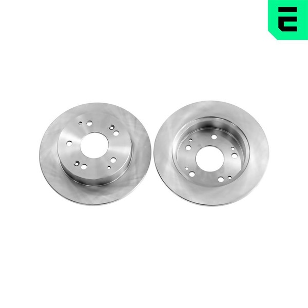 Optimal 2X Bremsscheibe Hinten Ø260 Mm Voll FüR Honda Civic VII Hatchback EU-image