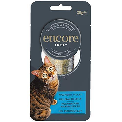 Encore 100 Natural Wet Cat Food, Pouch Treat, Mackerel Fillet Loin
