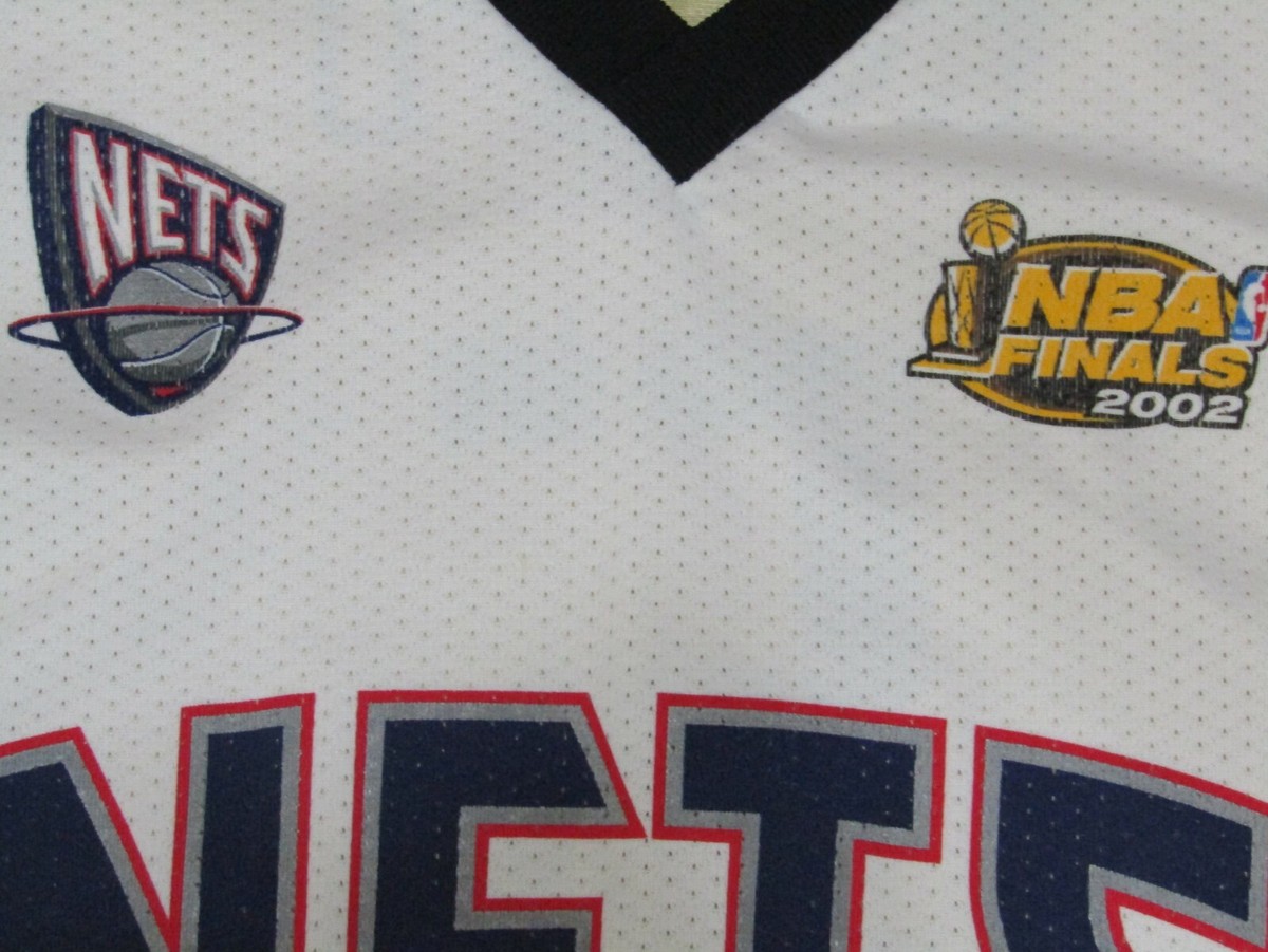 Vintage Majestic 2002 NBA Finals JASON KIDD No. 5 NEW JERSEY NETS