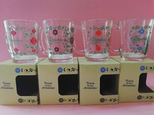 MULINO BIANCO 4 BICCHIERI TAZZE 2025 TROVA LA TUA ARMONIA VETRO DECORATO CERVE 