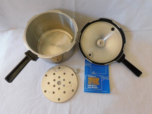 Vintage Presto Mod. 409A Four Quart Pressure Cooker Canner - Picture 7 of 8