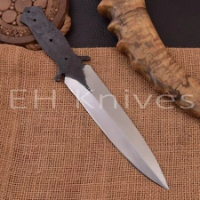 12’’ Handmade Carbon Steel Hunting Knifemaking Sharp Dagger Blank Blade Knife