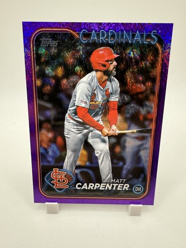 2024 Topps Update Purple Holo Foil #US133 Matt Carpenter Cardinals 175/799 - Picture 1 of 3