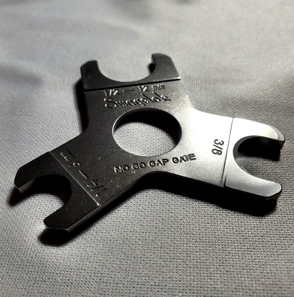 OEM Swagelok MSIG468 Gap Inspection Gauge 3/8 1/4 6mm No Go Gap Gage