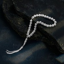 925 Sterling Silver Turkish Islamic Prayer Beads Rosary Tasbeeh Misbaha