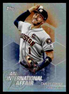 2018 Topps Chrome Update Int'l Affair Carlos Correa #IA-CC - Houston Astros