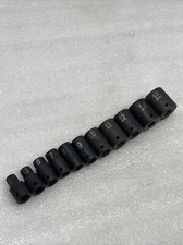 SK Tools 1/4" Drive, 6 Point, Metric 11 Piece Impact Socket Set, 5-15mm USA Made