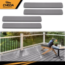 Fit For TREX Plastic Decking boards End Cap Set Kit 5.5” Dark Gray NEW (4 pcs)