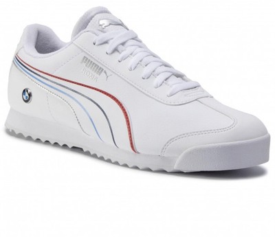 Puma BMW MMS Roma Classic Sneakers Shoes White 306526 02 Men's Sz 13  LIMITED | eBay