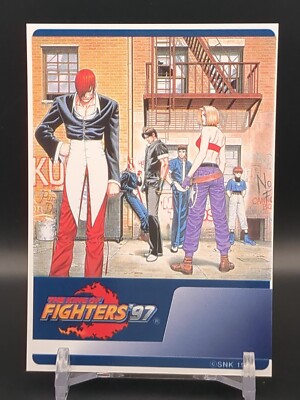 Iori Yagami Kyo Kusanagi Blue Mary #13 The King of Fighters 97 KOF SNK Card 1997