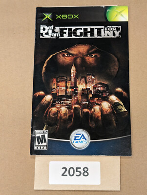 Def Jam: Fight for NY - Xbox - Manual Only **NO GAME!