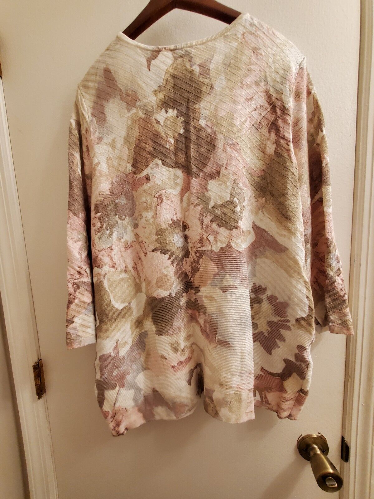 Chico's Pullover Floral Sweater Size 3 - image 2