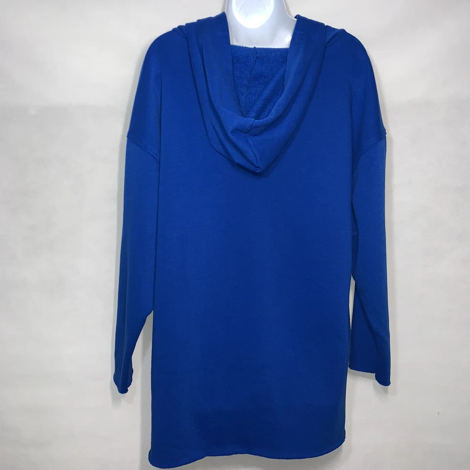 City Streets женщин с капюшоном толстовка пуловер толстовка с капюшоном спереди мешок высоты низкий большой - Изображение 2 из 4