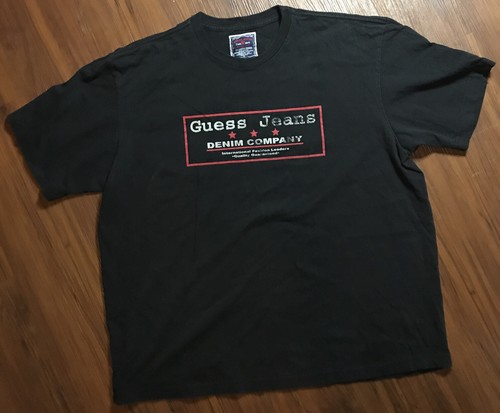 Vintage 90s Mens Black Guess Jeans 