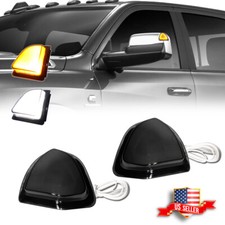Smoked Switchback Led Side Mirror Drl Signal Lights For Dodge Ram 1500 2500 3500